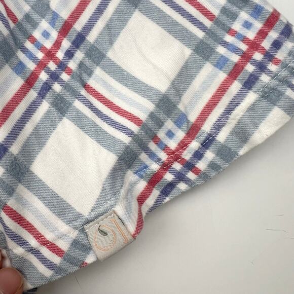 Omi Jo Well Dressed Wolf Americana Plaid Twirl Dress - Picture 4 of 5